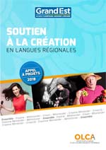 appel à projets soutien à la création en langues régionales 2018 appel à projets soutien à la création en langues régionales 2018