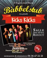 D'Bàbbelstub présente "Kicks Kàcks" à Berstett D'Bàbbelstub présente "Kicks Kàcks" à Berstett