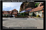 Visite virtuelle des maisons des rochers de Graufthal